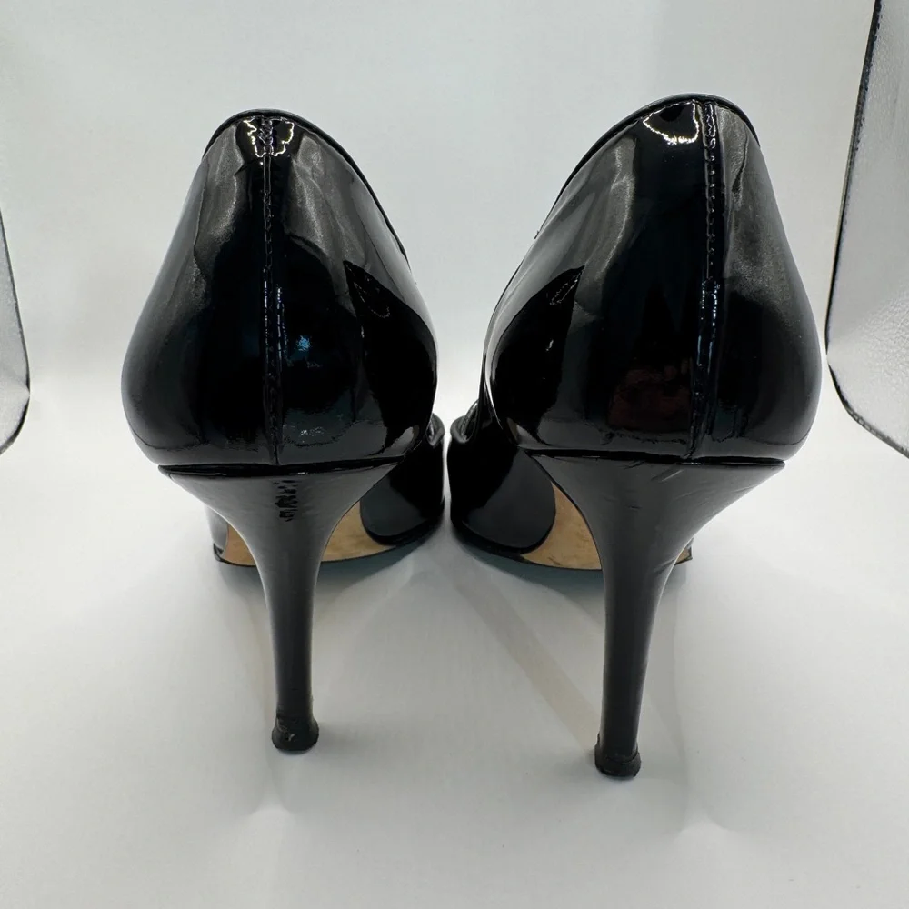 Dior Women’s Retro Escar 9cm Patent Leather Pumps, Black, SIZE: 38.5 - Picture 5 of 16